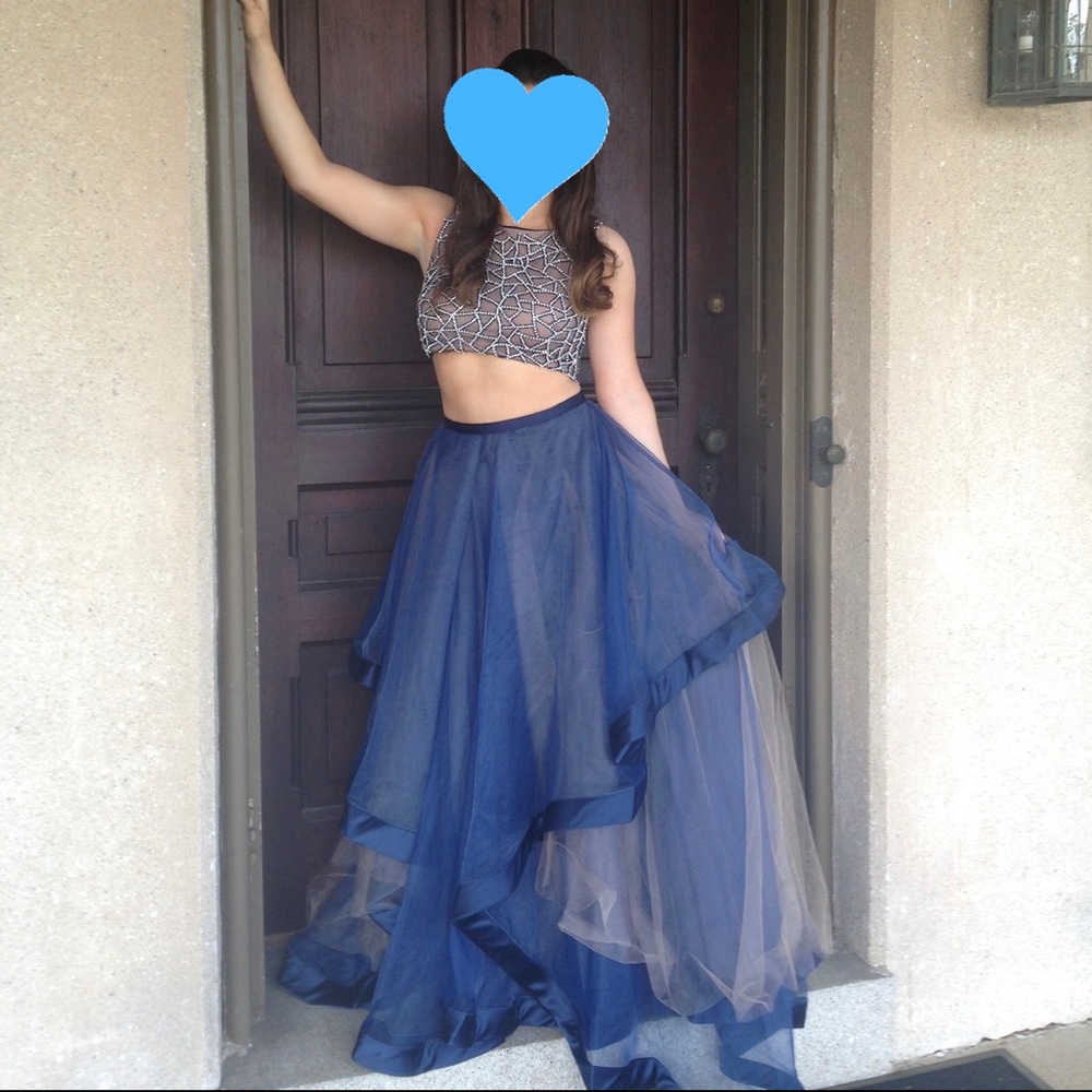 Two Piece Prom Dress - Picture 2 of 7